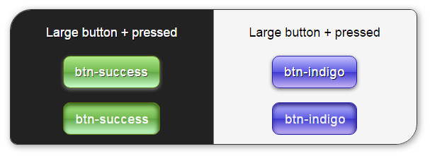 Delicious Bootstrap skin - buttons
