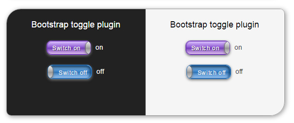 Delicious Bootstrap skin - Bootstrap toggle plugin
